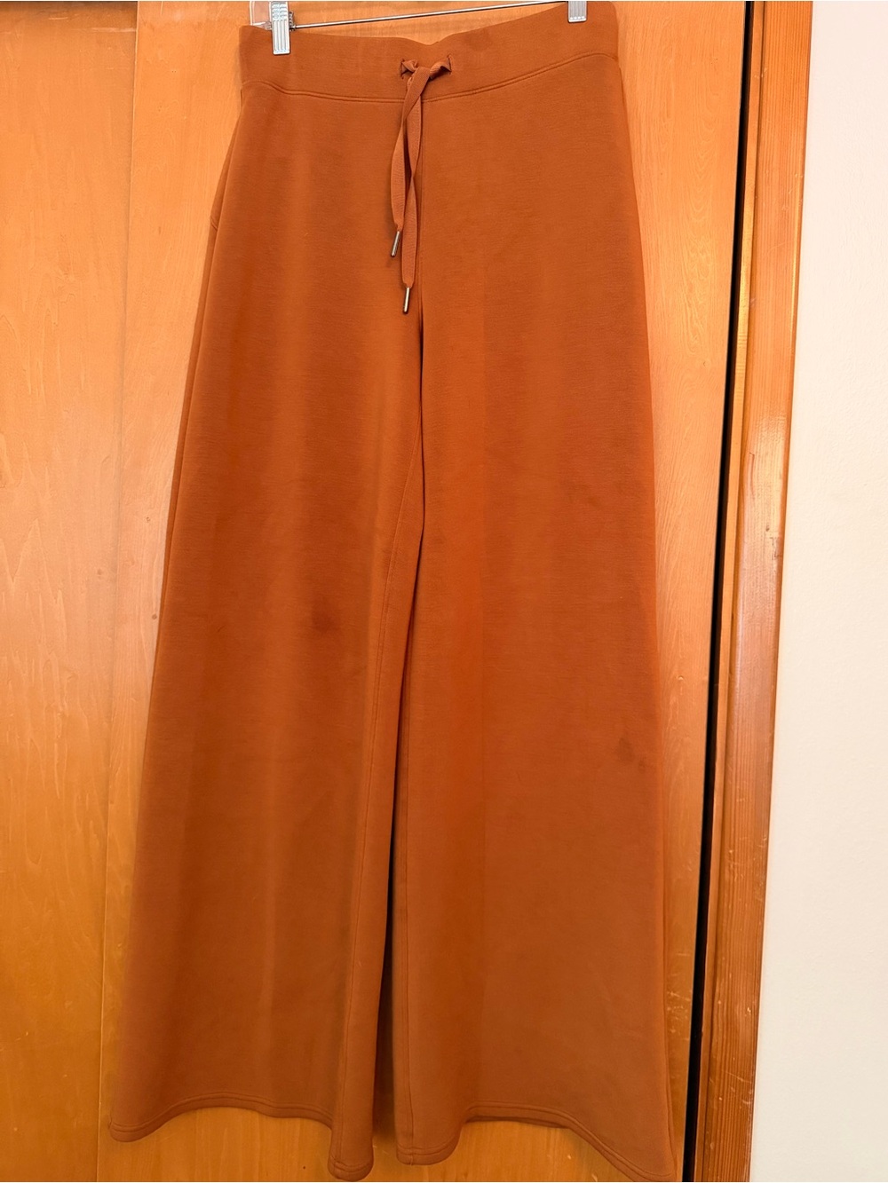 Wide-Leg Drawstring Spanx pants